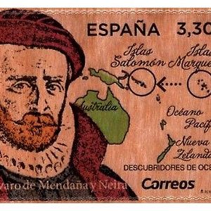 5245. Sello Descubridores Oceania