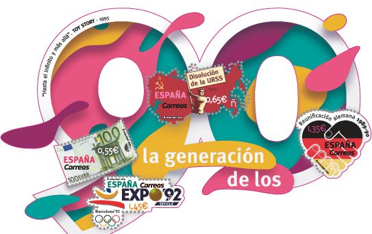 5247. Sello La Generación de los 90 HB