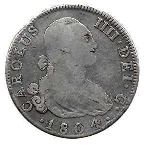 Moneda 1804. 04 Reales Carlos IIII (1804-FA) Madrid. MBC