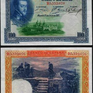 Billete Banco de España – Madrid 0100 pesetas 1925 EBC-