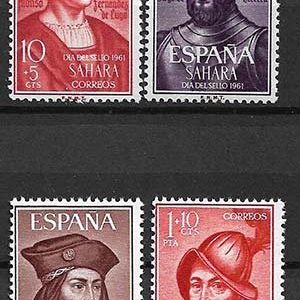 Serie de sellos Sahara español nº 197/00 (**)