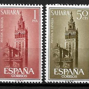 Serie de sellos Sahara español nº 215/16 (**)