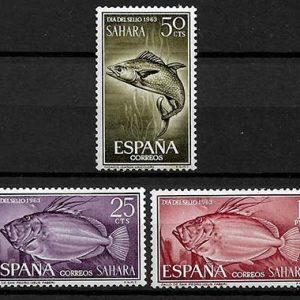 Serie de sellos Sahara español nº 222/24 (**)