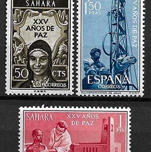 Serie de sellos Sahara español nº 239/41 (**)