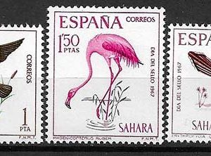 Serie de sellos Sahara español nº 262/64 (**)