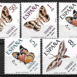 Serie de sellos Sahara español nº 283/87 (**)