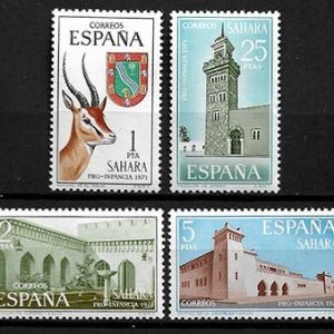 Serie de sellos Sahara español nº 288/91 (**)