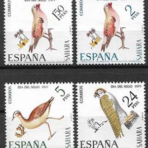Serie de sellos Sahara español nº 293/96 (**)