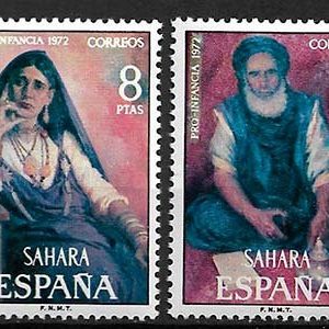 Serie de sellos Sahara español nº 306/07 (**)