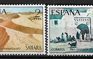 Serie de sellos Sahara español nº 310/11 (**)