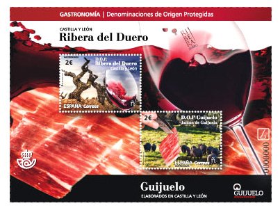5251. Sello Gastronomia Castilla y Leon HB