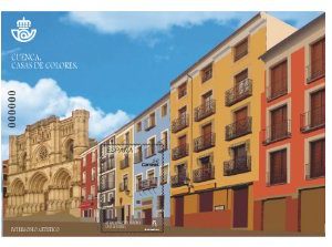 5256. Sello Casas de colores Cuenca HB