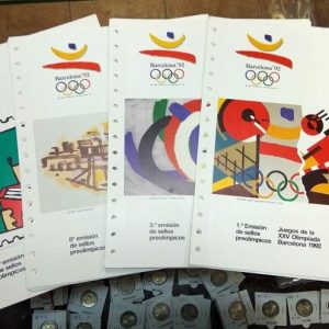 Documento Filatélico. Juego 11 Doc. JJOO Barcelona 92