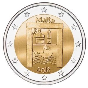 Moneda 2 euros de Malta 2018 Patrimonio Cultural