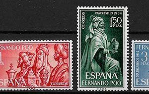 Serie de sello Fernando Poo nº 235/38 (**)