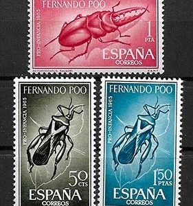 Serie de sello Fernando Poo nº 242/44 (**)