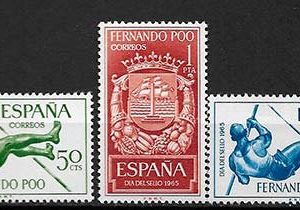 Serie de sello Fernando Poo nº 245/47 (**)
