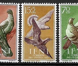 Serie de sellos Ifni nº 135/37 (**)