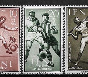 Serie de sellos Ifni nº 156/58 (**)