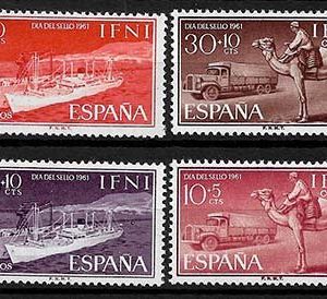Serie de sellos Ifni nº 183/86 (**)