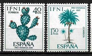 Serie de sellos Ifni nº 225/28 (**)