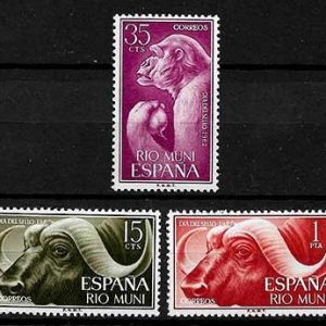 Serie de sellos Rio Muni nº 32/34 (**)