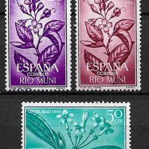 Serie de sellos Rio Muni nº 42/44 (**)