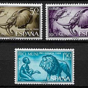 Serie de sellos Rio Muni nº 69/71 (**)