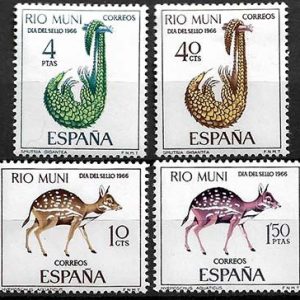 Serie de sellos Rio Muni nº 72/75 (**)