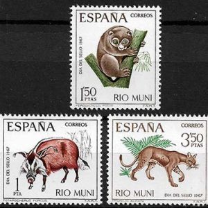 Serie de sellos Rio Muni nº 80/82 (**)