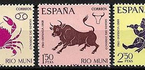 Serie de sellos Rio Muni nº 83/85 (**)