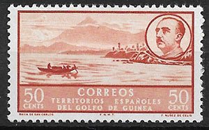 Serie de sellos Guinea Española nº 285 (**)