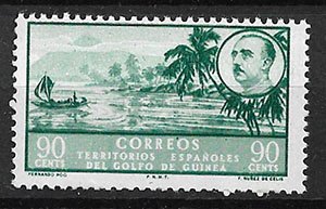Serie de sellos Guinea Española nº 287 (**)