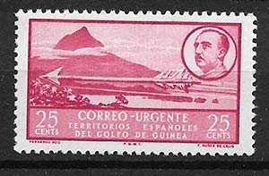 Serie de sellos Guinea Española nº 293 (**)
