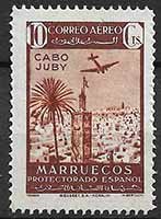 Serie de sellos Cabo Juby nº 134 (**)