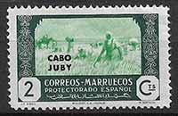 Serie de sellos Cabo Juby nº 139 (**)