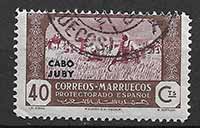 Serie de sellos Cabo Juby nº 146 (o)