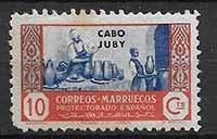 Serie de sellos Cabo Juby nº 154 (*)