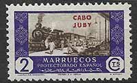 Serie de sellos Cabo Juby nº 162 (**)