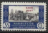 Serie de sellos Cabo Juby nº 166 (*)