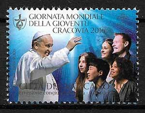Serie sellos Vaticano 1723. Año de la Misericordia