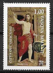 Serie sellos Vaticano 1746. Pascua