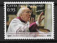 Serie sellos Vaticano 1751. Cardenal Bertolucci