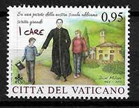 Serie sellos Vaticano 1759. Lorenzo Milani