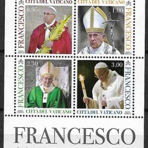 Serie sellos Vaticano 1773. Papa Francisco HB