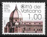 Serie sellos Vaticano 1779. Cúpula Sta. Maria Florencia