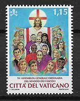 Serie sellos Vaticano 1794. Sínodo de Vescovi