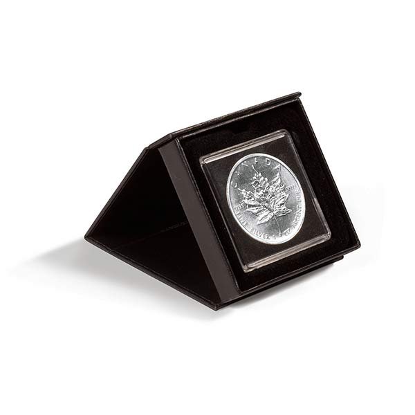 Estuche AIRBOX para cápsulas quadrum. 1 moneda