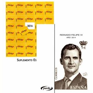 Suplemento de sellos España 2018. Montado