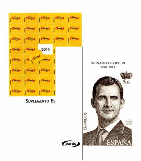 Suplemento de sellos España 2018. Montado